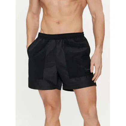 Zdjęcie Calvin Klein Swimwear Szorty kąpielowe KM0KM00951 Czarny Regular Fit