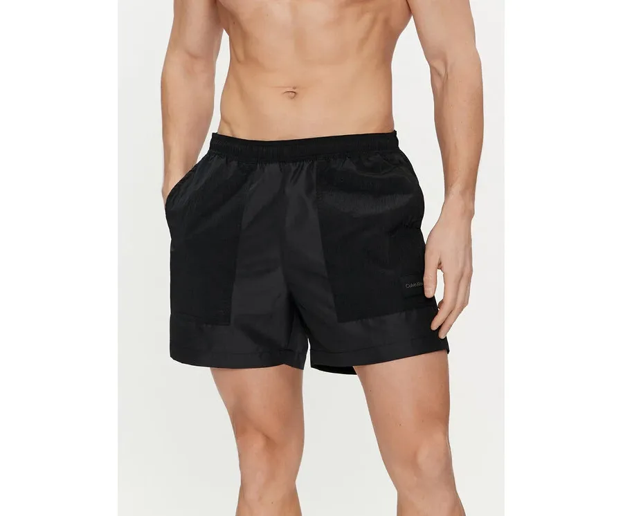 obrazek 1 Calvin Klein Swimwear Szorty kąpielowe KM0KM00951 Czarny Regular Fit