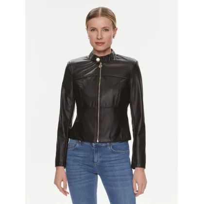 Zdjęcie Rinascimento Kurtka z imitacji skóry CFC0117800003 Czarny Regular Fit