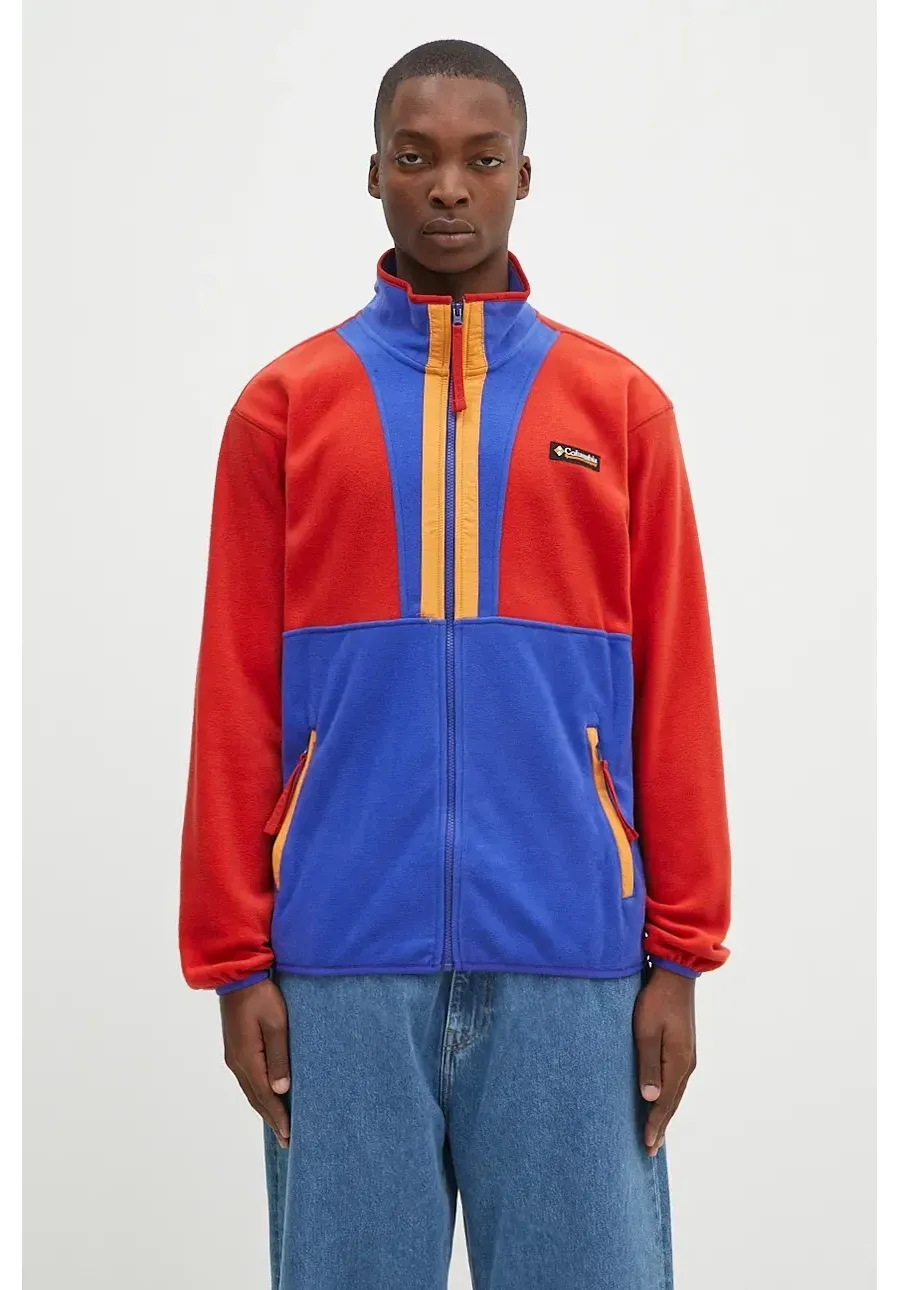 obrazek 1 Columbia bluza polarowa Backbowl II Full Zip Fleece kolor czerwony wzorzysta 2090851