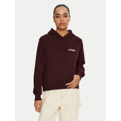 Zdjęcie Wrangler Bluza 112356460 Bordowy Regular Fit