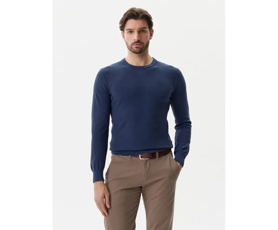 obrazek 1 Guess Sweter M5GR02Z3MH1 Niebieski Regular Fit