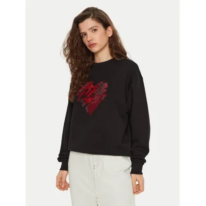 Zdjęcie KARL LAGERFELD Bluza A1W20045 Czarny Regular Fit
