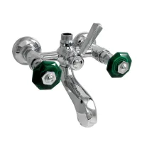 Picture External bathtub faucet for a shower column with a ceramic head - Officina Nicolazzi