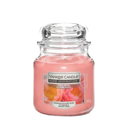 Zdjęcie Yankee Candle Home Inspiration Średni Coral Peony 340 g