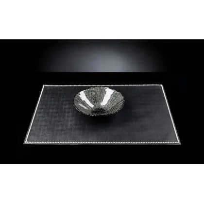 Zdjęcie Nowoczesna, dekoracyjna misa z szarego szkła manufaktury VG