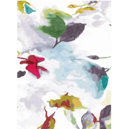 Zdjęcie Włoski kolorowy dywan z wiskozy lub wełny