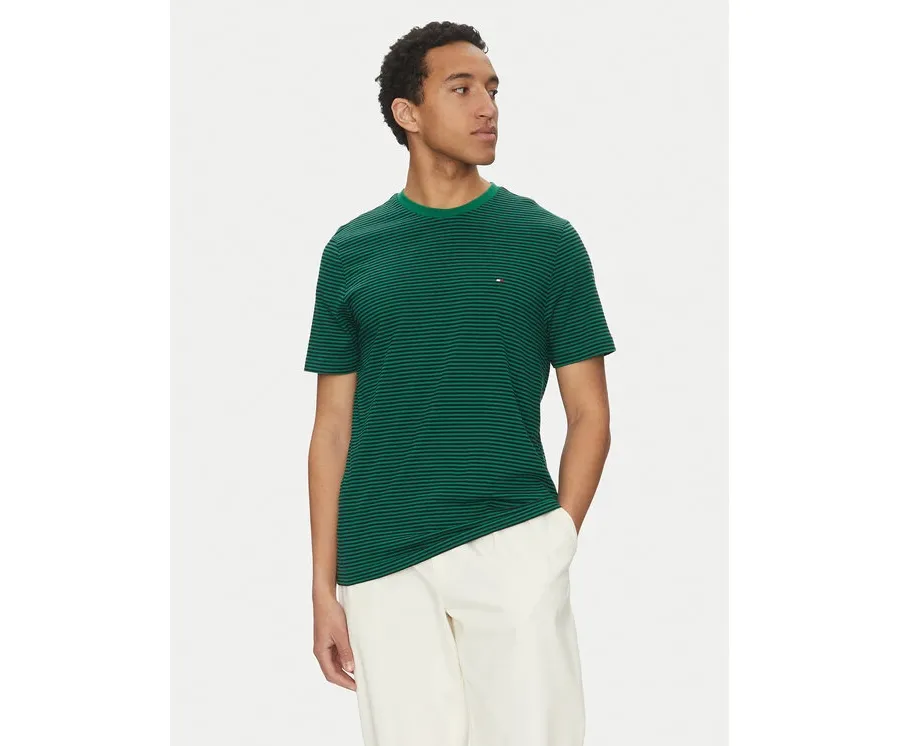 obrazek 1 Tommy Hilfiger T-Shirt Ess Seasonal MW0MW39995 Zielony Regular Fit