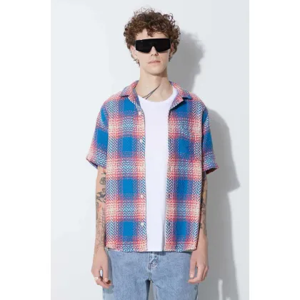 Zdjęcie Corridor koszula bawełniana męska regular SS0131-Blue