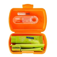 Zdjęcie Curaprox Travel Set Ortho - zestaw pomarańczowy
