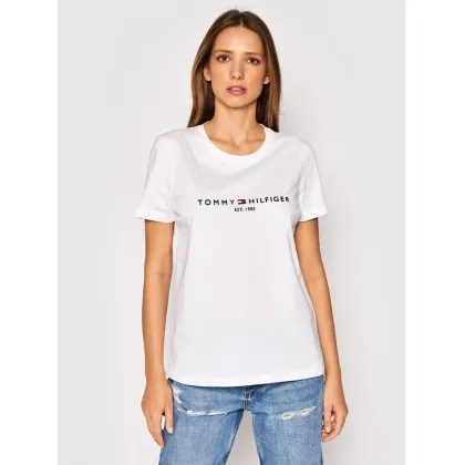 Zdjęcie Tommy Hilfiger T-Shirt Heritage C-Nk WW0WW31999 Biały Regular Fit