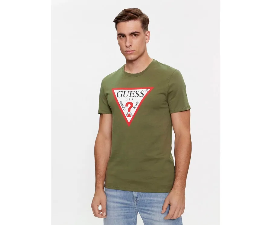 obrazek 1 Guess T-Shirt Logo M2YI71 I3Z14 Zielony Slim Fit