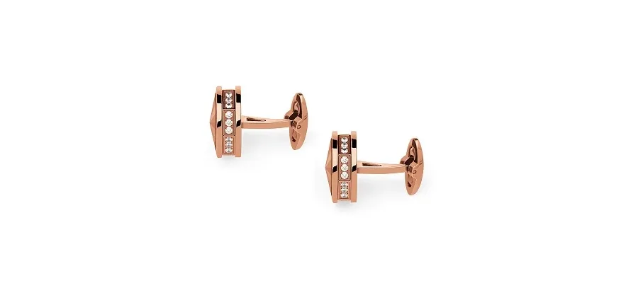 picture 4 Prestigeous NeroUno Rose cufflinks/ Embellished – Metal