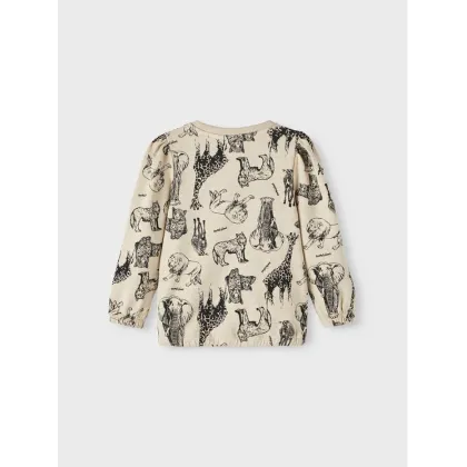 Zdjęcie NAME IT Bluza 13212437 Beżowy Regular Fit