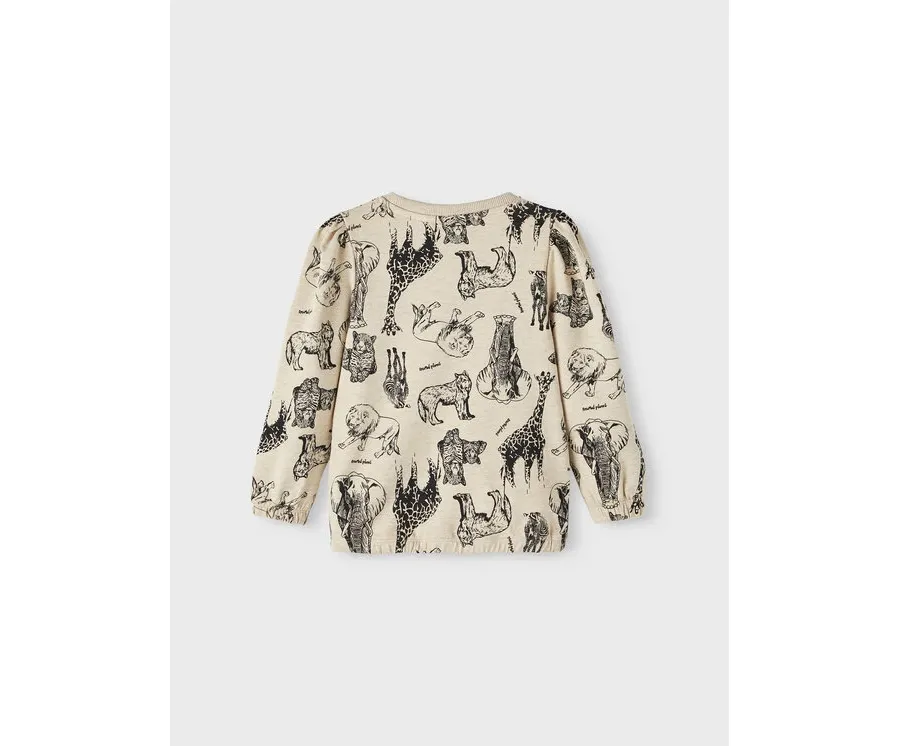 obrazek 1 NAME IT Bluza 13212437 Beżowy Regular Fit