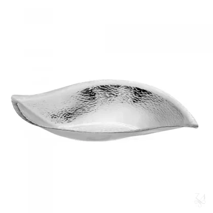 Zdjęcie Luksusowa srebrna miska w kształcie liścia - Zaramella Argenti