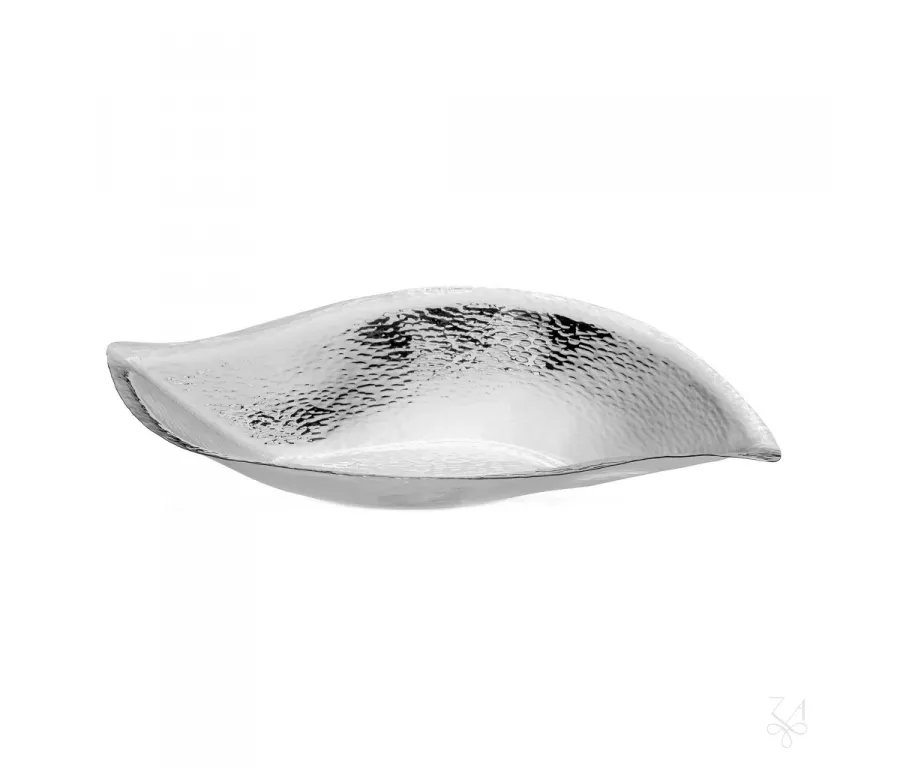 obrazek 1 Luksusowa srebrna miska w kształcie liścia - Zaramella Argenti