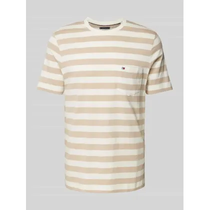 Zdjęcie Tommy Hilfiger T-Shirt Essential MW0MW37283 Beżowy Regular Fit