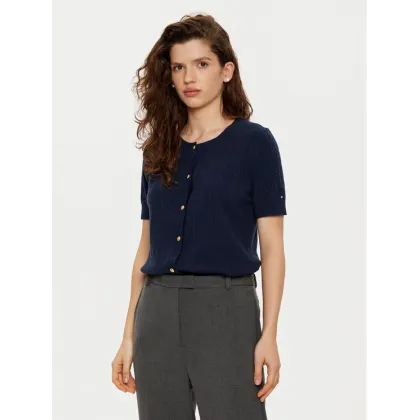 Zdjęcie Tommy Hilfiger Kardigan WW0WW43958 Granatowy Regular Fit