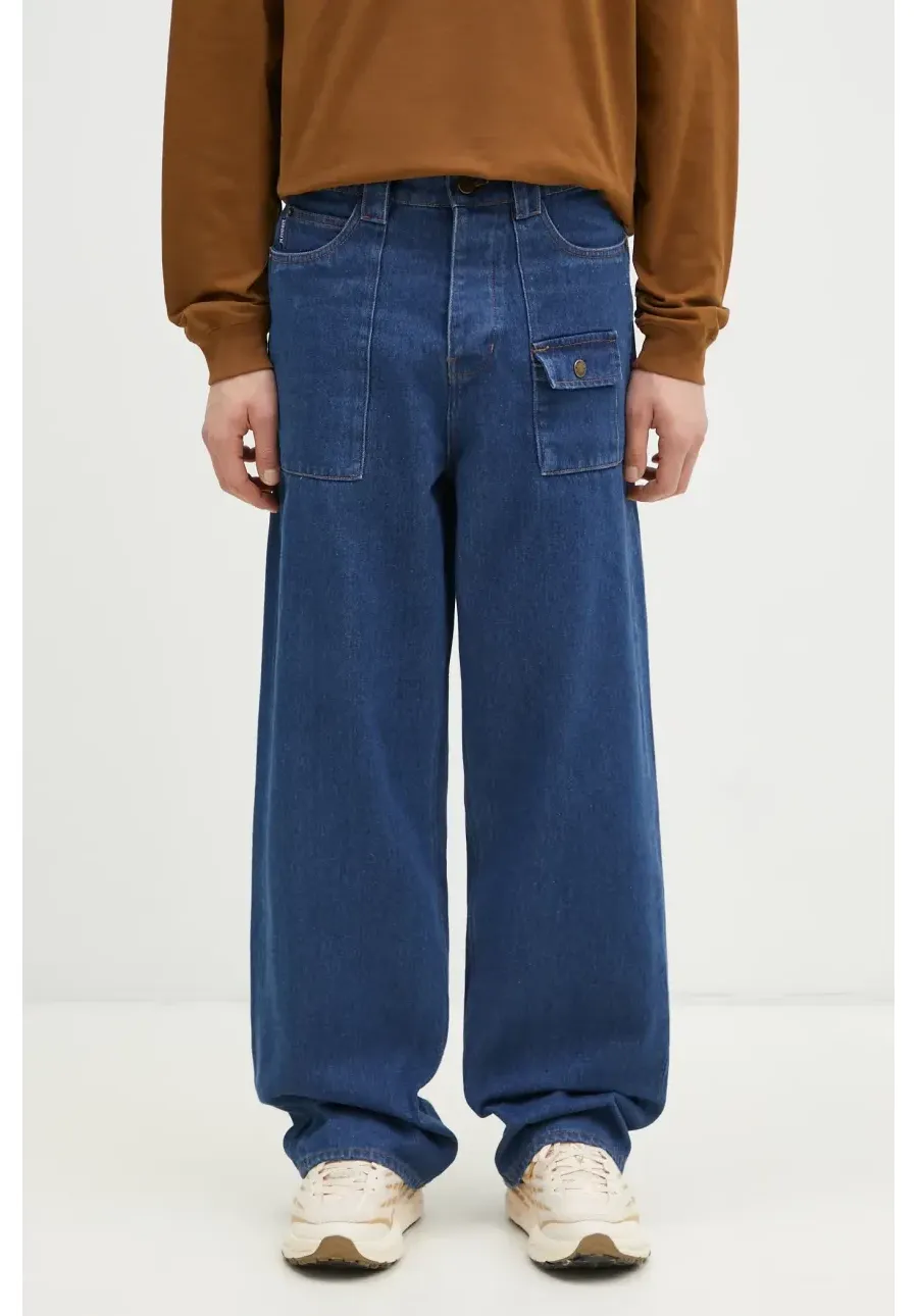 obrazek 1 PLEASURES jeansy Grind Baggy męskie P24W029