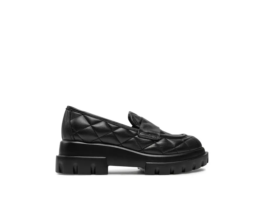 obrazek 1 AGL Loafersy Celeste Matelasse D756033PGKA0761013 Czarny