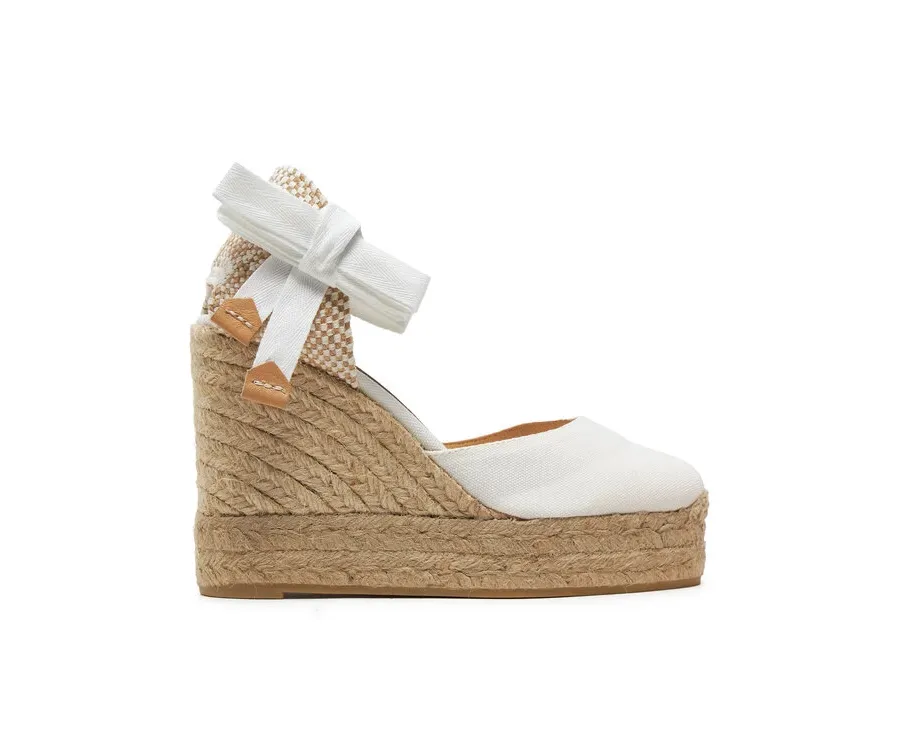 obrazek 1 Castañer Espadryle Carina/8Ed/001 020961 Biały