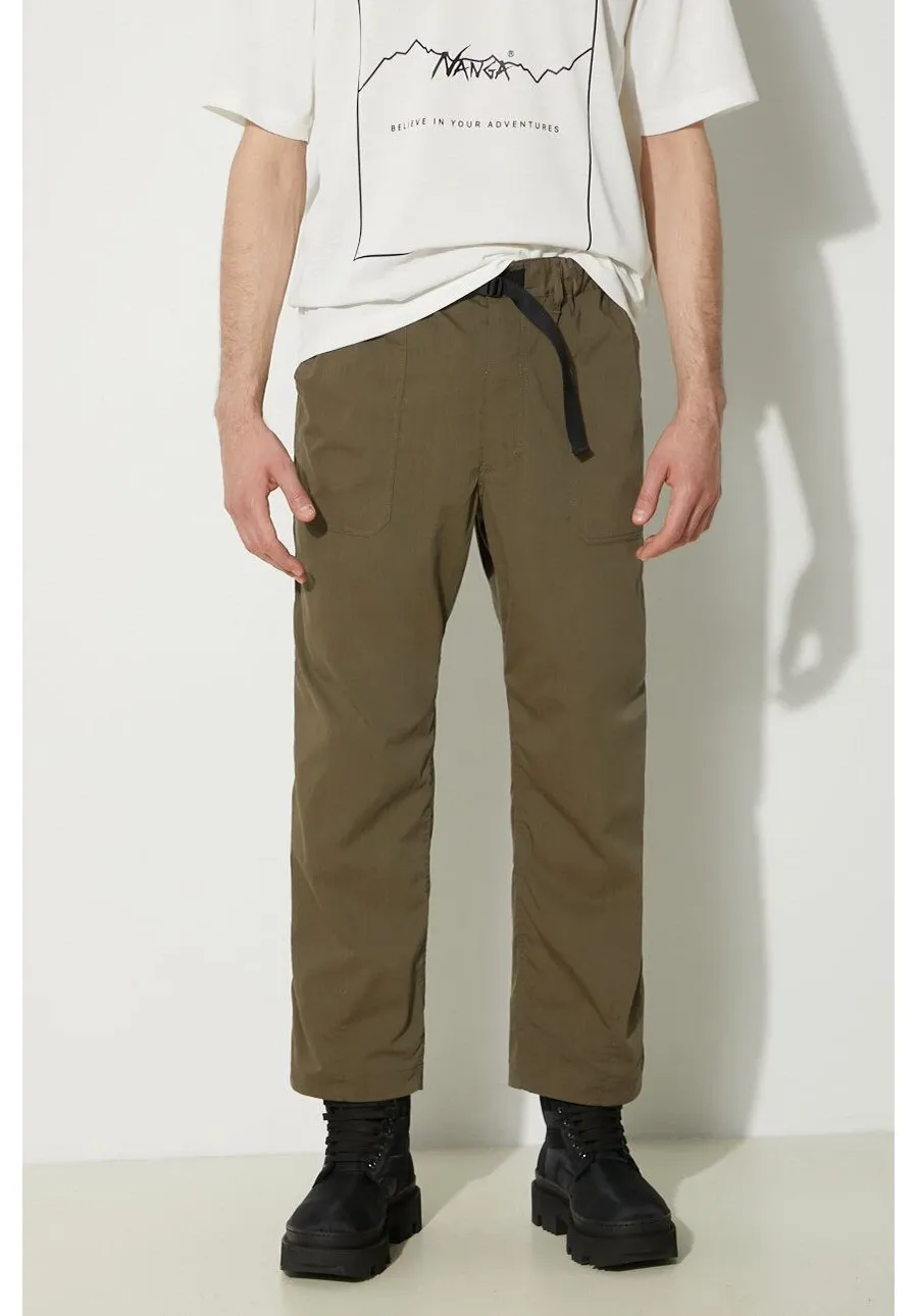 obrazek 1 Nanga spodnie Hinoc Ripstop Field Pants męskie kolor zielony proste NW2421.1I203.A