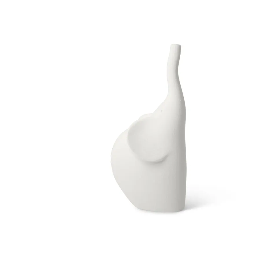 obrazek 3 Włoska ceramiczna figurka słonia - 12x9x26 cm