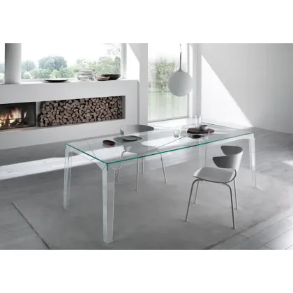 Zdjęcie Luksusowy stół wykonany ze szkła przezroczystego - Tonelli Design