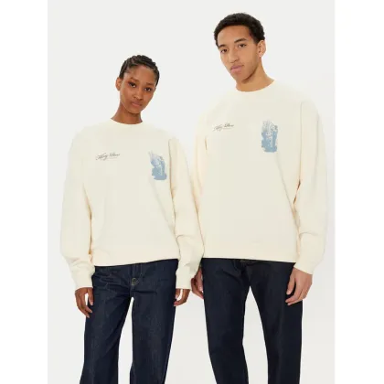 Zdjęcie Filling Pieces Bluza Unisex Gardener 7459985 Écru Regular Fit