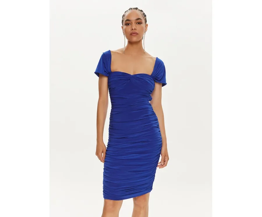 obrazek 1 NORMA KAMALI Sukienka koktajlowa KK1243PL812805 Niebieski Slim Fit