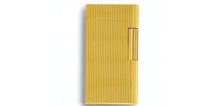 picture 1 HIGH LINE gold-plated lighter