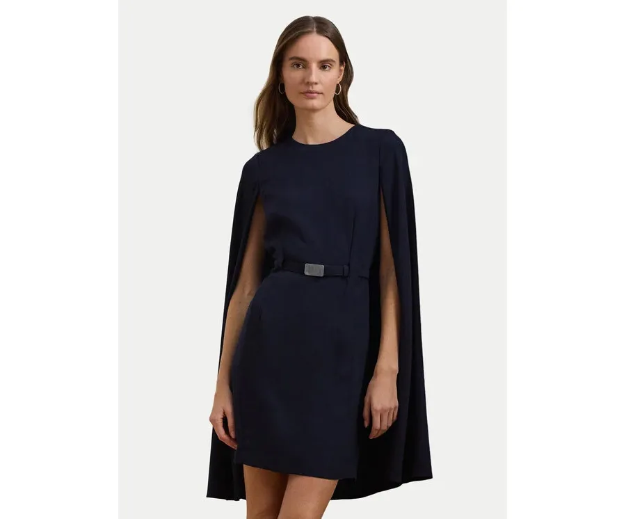 obrazek 1 LAUREN RALPH LAUREN Sukienka koktajlowa 253963624002 Granatowy Slim Fit