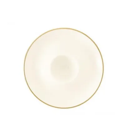 Zdjęcie Stylowy kremowy talerzyk na jajko z porcelany w stylu klasycznym – Tettau