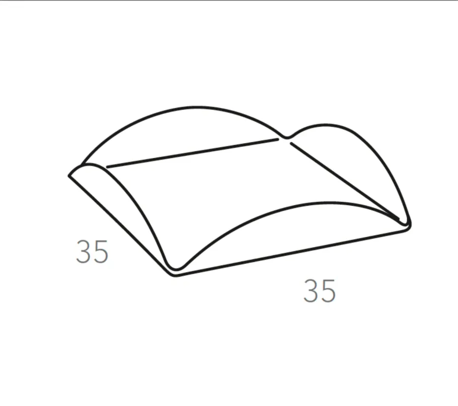 obrazek 2 Podkładka na stół na sosy i przyprawy 35x35xH2,5 cm wykonana z naturalnej skóry w kolorze kremowym