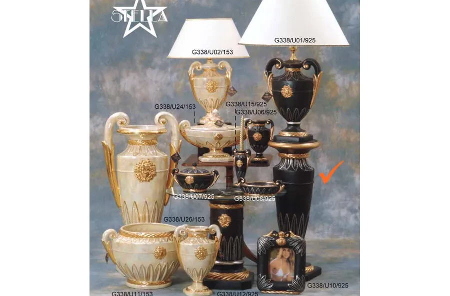 obrazek 1 Urokliwa czarna ceramiczna kolumna so salonu