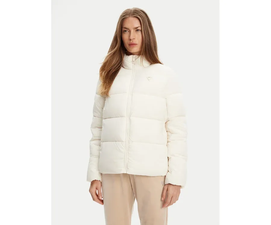 obrazek 1 Guess Kurtka zimowa V4YL03 WFUD0 Écru Regular Fit