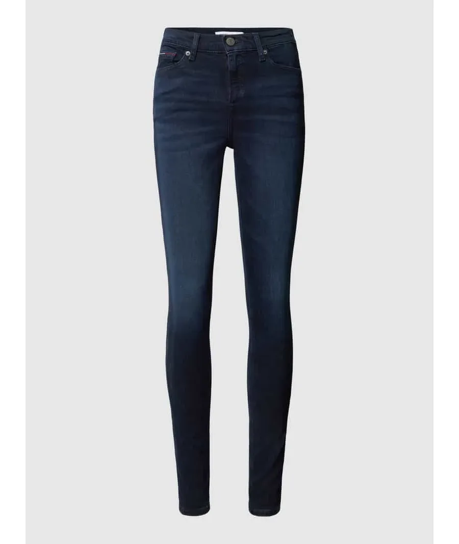 obrazek 1 Jeansy o kroju skinny fit z 5 kieszeniami model ‘NORA’