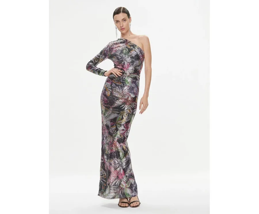 obrazek 1 Just Cavalli Sukienka wieczorowa 75PAO946 Kolorowy Slim Fit