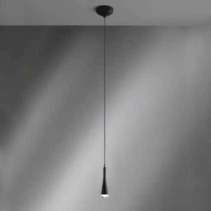 Zdjęcie Czarna lampa wisząca Twist 5W, 400LM, 3000K z Włoch