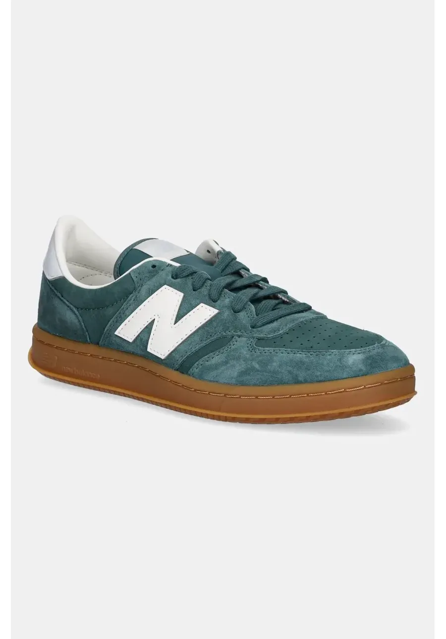 obrazek 1 New Balance sneakersy zamszowe CT500 kolor zielony CT500AA