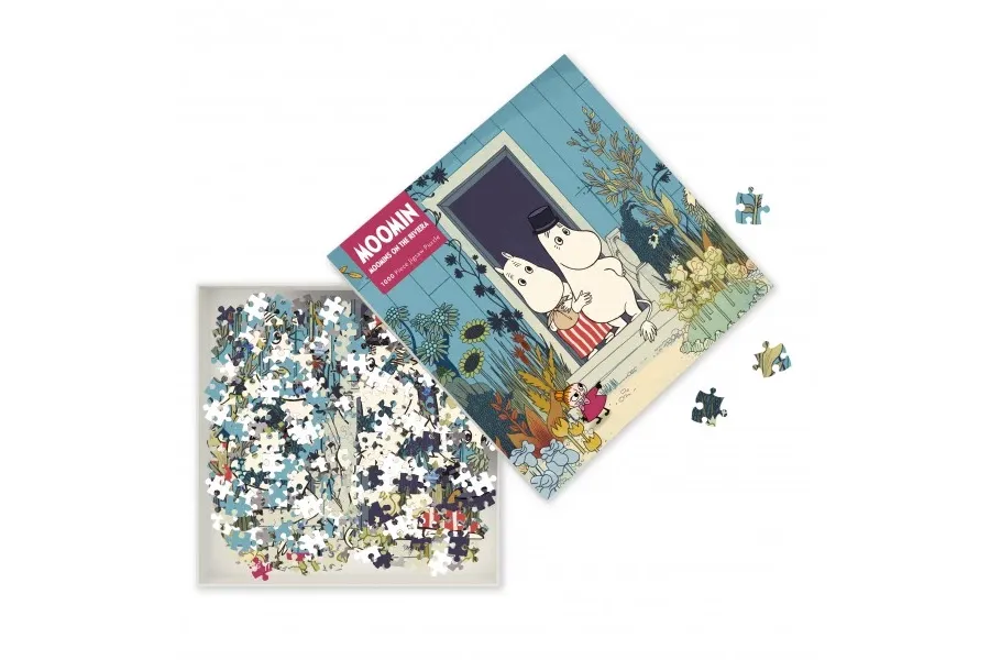 obrazek 2 Puzzle dla dorosłych Muminki na Riwierze - Flame Tree Publishing