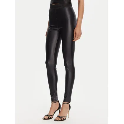 Zdjęcie Versace Jeans Couture Legginsy 78HAC101 Czarny Slim Fit
