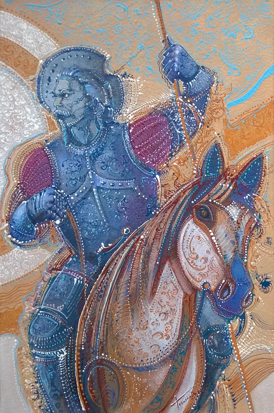 picture 3 Krzysztof Trzaska, 2 paintings - diptych 