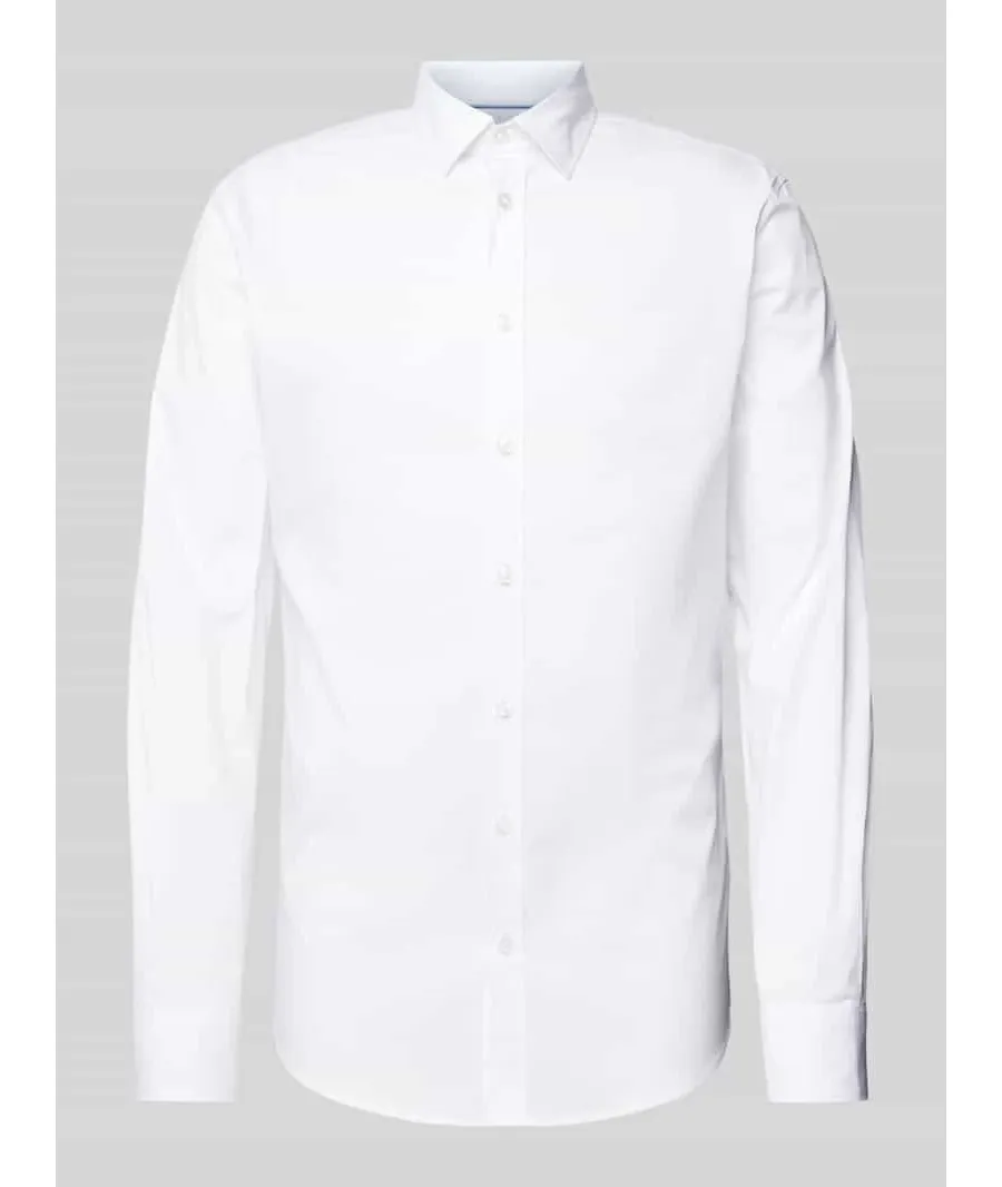 obrazek 1 Koszula biznesowa o kroju tailored fit z kołnierzykiem typu kent