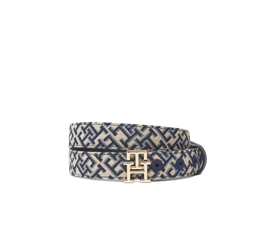 obrazek 1 Tommy Hilfiger Pasek Damski Th Jacquard 2.5 AW0AW17497 Kolorowy