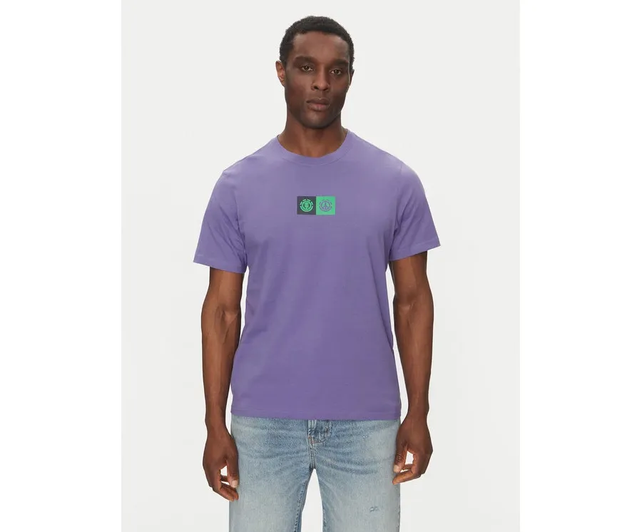 obrazek 1 Element T-Shirt ELYZT00492 Fioletowy Regular Fit