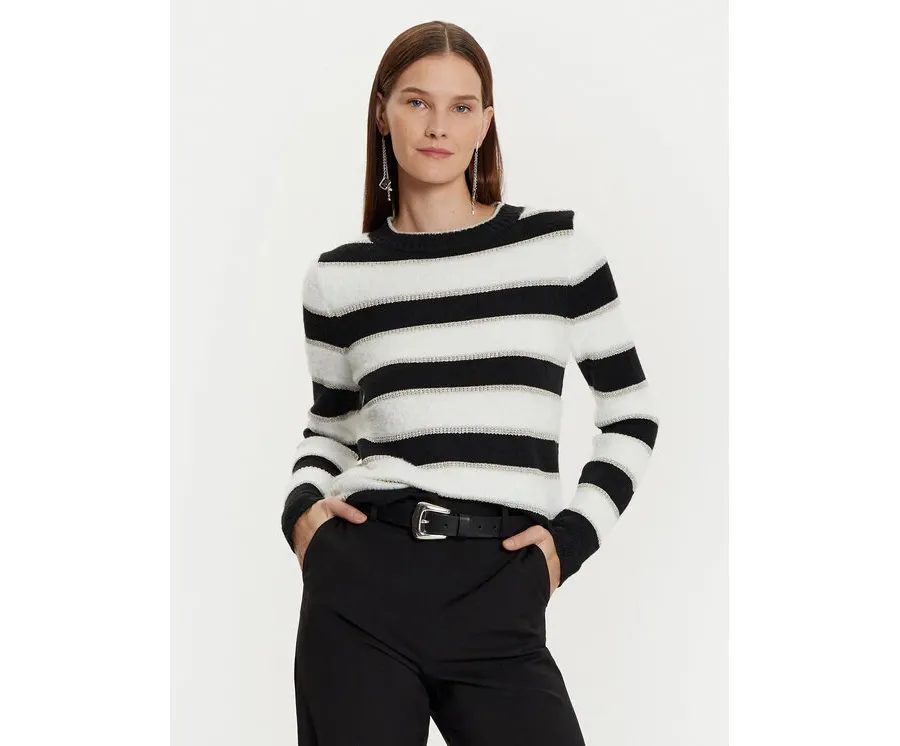 obrazek 1 Olsen Sweter 11004501 Czarny Regular Fit