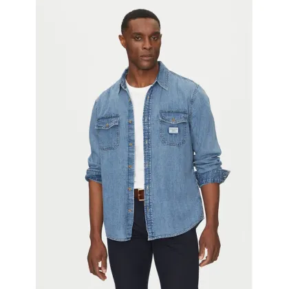 Zdjęcie Guess Jeans Koszula jeansowa M4YH56 D5EI2 Granatowy Regular Fit