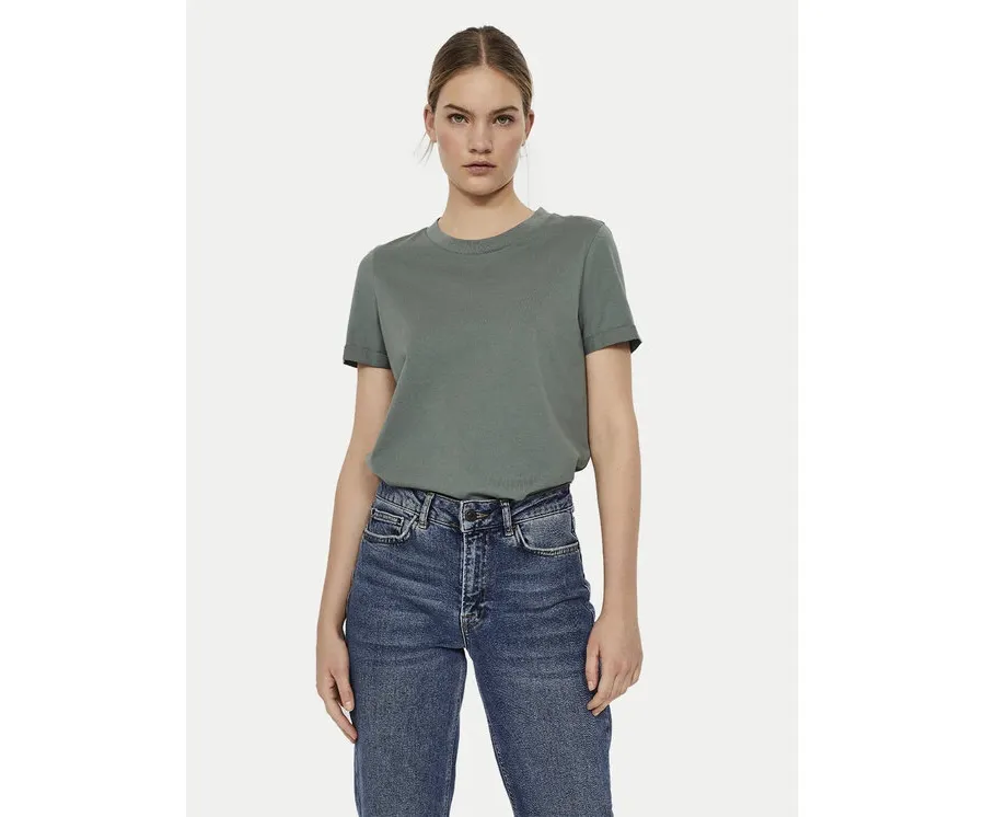 obrazek 1 Vero Moda T-Shirt Paula 10243889 Zielony Regular Fit